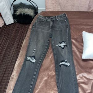 Size 25 Ripped Black Pacsun Jeans